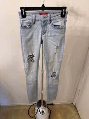 GUESS Light Blue Distressed Skinny Jeans